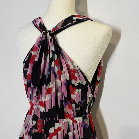 MARC JACOBS Geo-Spot Silk Georgette Midi Dress, 4 - Picture 6 of 12